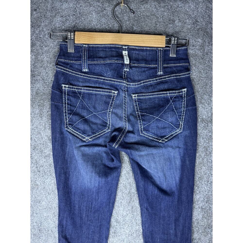 ARIAT Real Denim - Women's Jeans - Mid Rise Skinny Blue - Size 25R - Picture 13 of 14